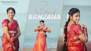SANJANA Half Saree Ceremony | Grand Puberty Video | Theeshastudio 11 #candid #cinematic