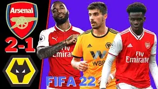 FIFA 19 Patch FIFA 22 Arsenal vs Wolves(2-1)with latest squad 2022