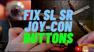 Fixing Joy-Con broken SL SR buttons | Replacing parts with tripoint/triwing screwdriver live stream