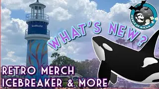 What's New at Sea World Orlando | Retro Merchandise, IceBreaker Coaster & More!