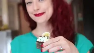 Cupcakes al cioccolato e banana