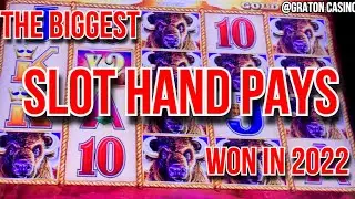 THE BIGGEST MASSIVE SLOT JACKPOT HAND PAYS OF 2022  | NorCal Slot Guy