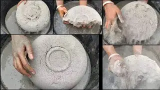 Softness overload Super duper soft sand cement water💦 crumbling ||ASMR||