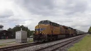 UP 8005 w/ Badass K5HL Leads a Southbound Mixed Freight Train Thru Buda, TX