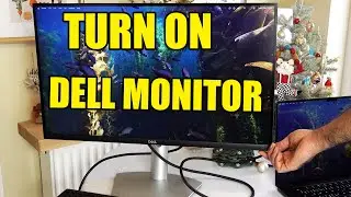 Как включить монитор Dell S2721QS (инструкция за 15 секунд)