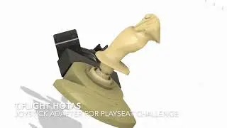 Aces of Thunder best way to play  in VR! T.Flight HOTAS Playseat Challenge Adapter!