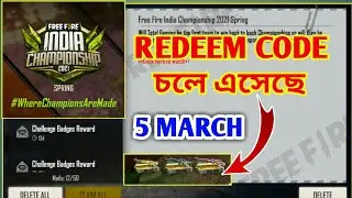 FFIC redeem code today 5 March 2021