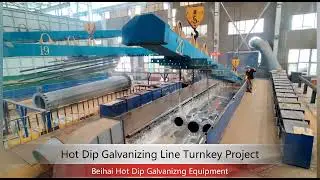 Hot Dip Galvanizing Factory Onsite View