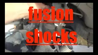 Replace rear shocks Ford Fusion &radic; Fix it Angel