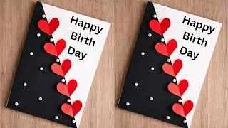 Easy DIY Handmade Birthday Greeting Card | Simple & Beautiful Birthday Card Idea