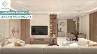 3BHK Home interior by Onespace - Aagam Paramount, Surat | OneSpace Interior