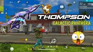 THOMPSON INCUBATOR GALACTIC PANTHERA GAMEPLAY || NEW THOMPSON GUNSKIN IN FREE FIRE (@ROWDY87 GAMING)