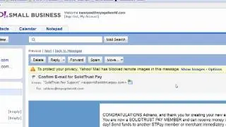 SolidTrustPay- Confirmando sua conta no Solid Trust Pay