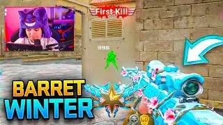 PEGUEI a NOVA BARRET WINTER e JOGUEI MUITO! - CF LEGENDS