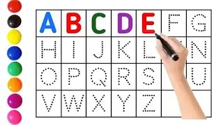 Writing Capital Letter | english alphabet a to z | abcd song | abcd rhymes |abcd | how to write #abc