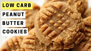 Рецепт печенья с арахисовым маслом из 3 ингредиентов | НИЗКОУГЛЕВОДНОЕ И ОТЛИЧНО ДЛЯ КЕТО-ДИЕТЫ