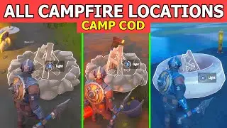 Stoke Campfires at Camp Cod! All Locations Guide! Fortnite Week 9 Challenges