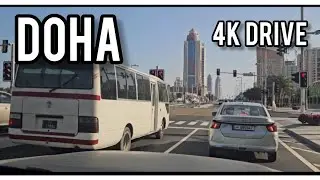 LUSAIL TO DOHA DRIVING TOUR |4K 2026 | QATAR DOHA | ARABINADU 