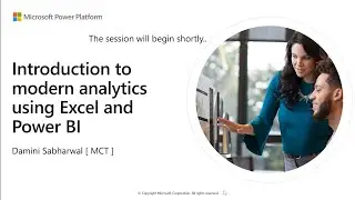 Transition from Excel to Power BI: Introduction to modern analytics using Excel and Power BI