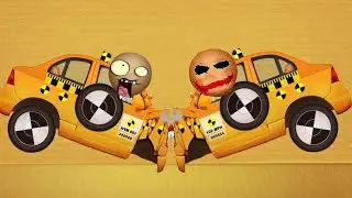 SCARY Crash Test VS The Buddy - Kick The Buddy