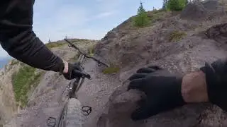 Mountain biking the Plains of Abraham IMBA Epic route, Mt St Helens WA