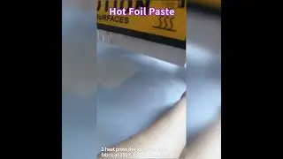Water-based hot foil ink