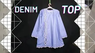 Jeans top design