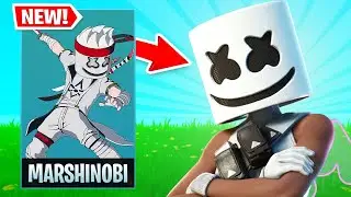 NEW MARSHA & MARSHINOBI Skins Gameplay in FORTNITE! (Welcome to the Melloverse Set)