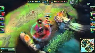 Absolutely Insane gank league of legends