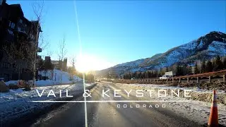 Driving Around Vail & Keystone, Colorado | 4K Street View Best Ski Resorts in the USA