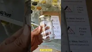 400ml Round Glass Jar : Ghee Packing Glass Jar : +91 8866 566213