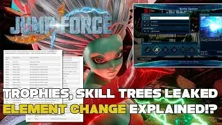 Element Change, Trophies, and Skill Tree EXPLAINED | Jump Force Discussion