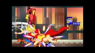 Spiderman & Spider Woman vs Thor & Jane Foster