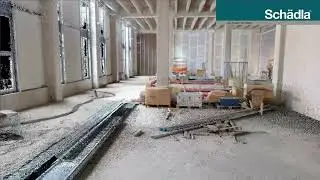 3D-SCAN-Industriehalle vor Beschichtungsausf&uuml;hrung Erfassung Istzustand