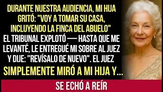 Cuando Mi Hija Trató De Robar Mi Casa En El Tribunal, Le Di Un Sobre Al Juez; Y Él Se Rió De Ell