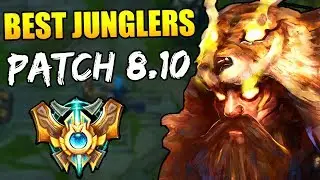 MOST BROKEN JUNGLERS REVEALED FOR PATCH 8.10!! | Jungle Tier List | Solo Queue
