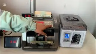 Loose Note Counting Machine And Note Binding Machine💵🔥