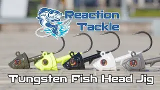 Reaction Tackle Presents | Tungsten Fish Head Jig