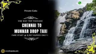 Chennai to Munnar Drop Taxi | Affordable Long Trip Cab #travel #taxiservice #kerala #munnar #taxi