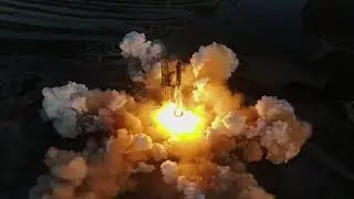 [DRONE CAM] Starship IFT-2 Launch
