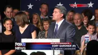Colorado Senate winner Cory Gardner's victory speech