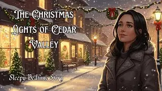 🌙 DRIFT OFF TO The Christmas Lights of Cedar Valley | Calm and Cozy Bedtime Story ❄️