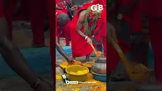 Homowo Festival in Accra 🇬🇭 | Ga People&rsquo;s Hooting at Hunger | Ghana is Beautiful Tours #Shorts