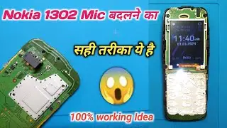 Nokia 1302 mic repair kaise kare | How to change nokia mic