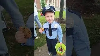 The Man in Blue - Police Officer #westhartford  Halloween Stroll - October 22, 2023