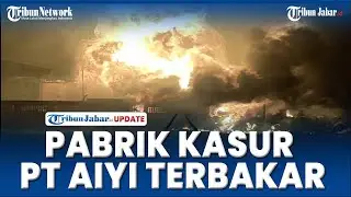Pabrik Kasur di Arjawinangun, PT AIYI Indonesia International Cirebon Terbakar
