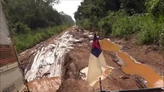 Africa Overland Mission Rig & Road