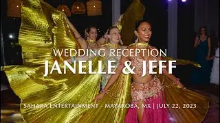 Drama Queen Wedding Reception Bellydance for @JBellyBURN  | ​​⁠by@saharaentertainment6385