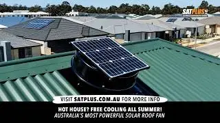 Solar Roof Ventilation Fan Outdoor Extraction Fan Home and Shed