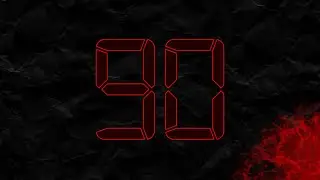 Countdown from 90 to 0 in RED